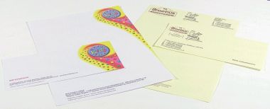 Selection of letterheads and comp slips